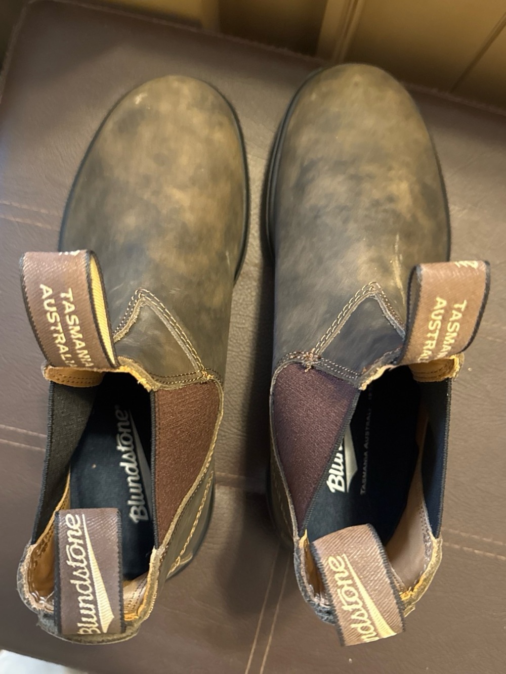 Blundstone Women’s Brown Chelsea Work Boots